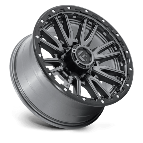 Fuel Offroad D680 REBEL Matte Gunmetal Black Bead Ring 20x9 +1 8x170mm 125.1mm - Wheelwiz