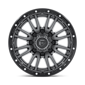Fuel Offroad D680 REBEL Matte Gunmetal Black Bead Ring 20x9 +1 8x170mm 125.1mm