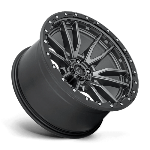 Fuel Offroad D680 REBEL Matte Gunmetal Black Bead Ring 20x10 -18 6x135mm 87.1mm