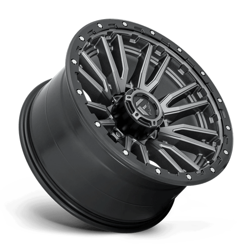 Fuel Offroad D680 REBEL Matte Gunmetal Black Bead Ring 20x10 -18 6x139.7mm 106.1mm - Wheelwiz