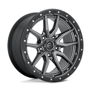 Fuel Offroad D680 REBEL Matte Gunmetal Black Bead Ring 20x9 +1 5x150mm 110.1mm