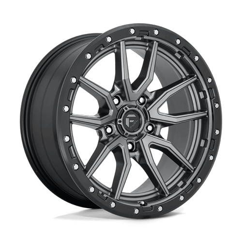 Fuel Offroad D680 REBEL Matte Gunmetal Black Bead Ring 20x9 +1 5x127mm 71.5mm