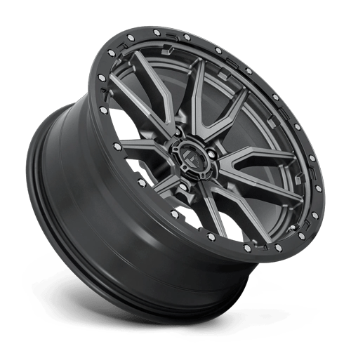 Fuel Offroad D680 REBEL Matte Gunmetal Black Bead Ring 20x9 +1 5x127mm 71.5mm
