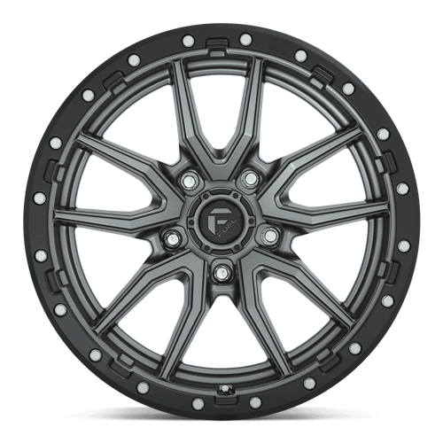 Fuel Offroad D680 REBEL Matte Gunmetal Black Bead Ring 20x9 +1 5x127mm 71.5mm - Wheelwiz