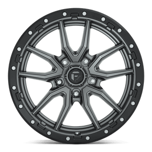 Fuel Offroad D680 REBEL Matte Gunmetal Black Bead Ring 20x9 +1 5x127mm 71.5mm - Wheelwiz