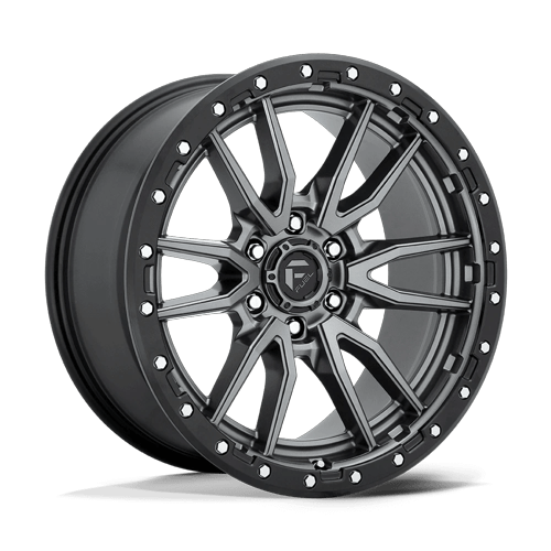 Fuel Offroad D680 REBEL Matte Gunmetal Black Bead Ring 20x9 +20 6x135mm 87.1mm