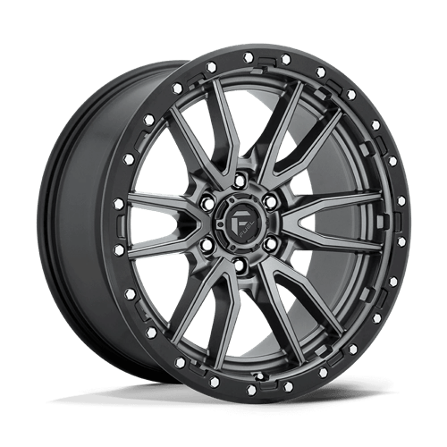 Fuel Offroad D680 REBEL Matte Gunmetal Black Bead Ring 20x9 +20 6x135mm 87.1mm - Wheelwiz
