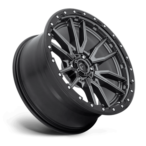 Fuel Offroad D680 REBEL Matte Gunmetal Black Bead Ring 20x9 +20 6x135mm 87.1mm