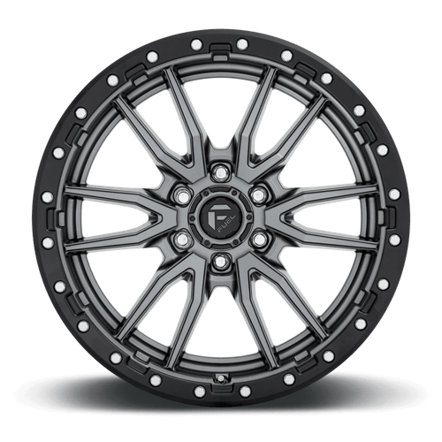 Fuel Offroad D680 REBEL Matte Gunmetal Black Bead Ring 20x9 +20 6x135mm 87.1mm - Wheelwiz