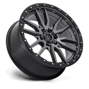 Fuel Offroad D680 REBEL Matte Gunmetal Black Bead Ring 22x9 +20 6x135mm 87.1mm - Wheelwiz