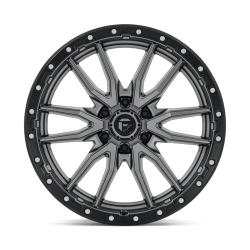 Fuel Offroad D680 REBEL Matte Gunmetal Black Bead Ring 22x9 +20 6x135mm 87.1mm