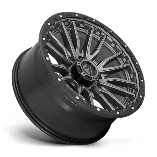 Fuel Offroad D680 REBEL Matte Gunmetal Black Bead Ring 22x10 -18 8x170mm 125.1mm