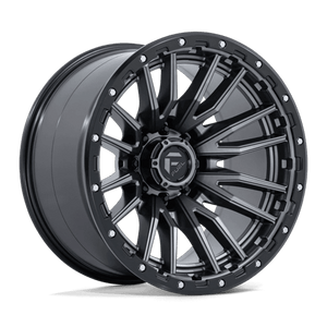Fuel Offroad D680 REBEL Matte Gunmetal Black Bead Ring 22x12 -44 8x170mm 125.1mm
