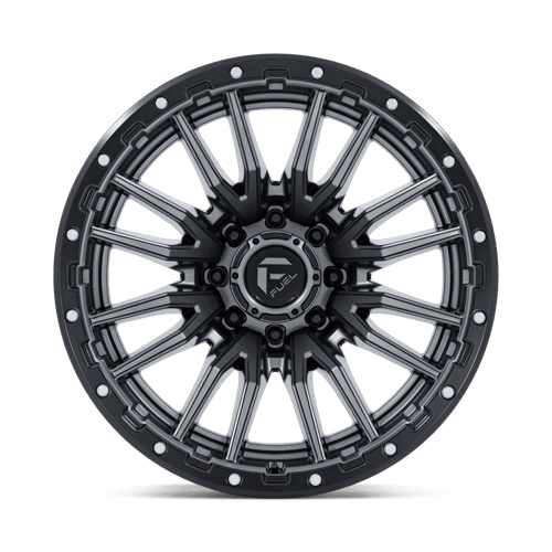 Fuel Offroad D680 REBEL Matte Gunmetal Black Bead Ring 22x12 -44 8x170mm 125.1mm - Wheelwiz