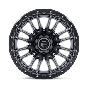 Fuel Offroad D680 REBEL Matte Gunmetal Black Bead Ring 22x12 -44 8x170mm 125.1mm - Wheelwiz