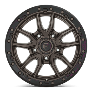 Fuel Offroad D681 REBEL Matte Bronze Black Bead Ring 17x9 -12 5x127mm 71.5mm