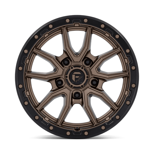 Fuel Offroad D681 REBEL Matte Bronze Black Bead Ring 17x9 +1 5x150mm 110.1mm - Wheelwiz