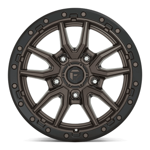 Fuel Offroad D681 REBEL Matte Bronze Black Bead Ring 18x9 -12 5x127mm 71.5mm