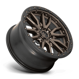 Fuel Offroad D681 REBEL Matte Bronze Black Bead Ring 18x9 +1 6x139.7mm 106.1mm