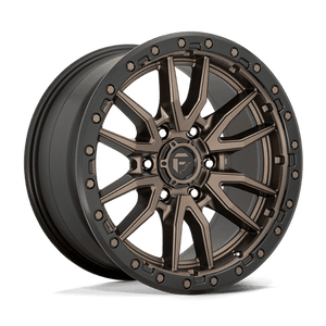 Fuel Offroad D681 REBEL Matte Bronze Black Bead Ring 18x9 +20 6x135mm 87.1mm - Wheelwiz