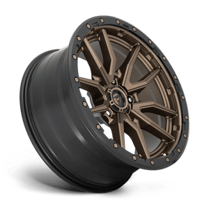 Fuel Offroad D681 REBEL Matte Bronze Black Bead Ring 20x9 +20 5x127mm 71.5mm