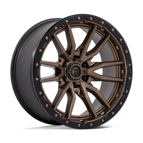 Fuel Offroad D681 REBEL Matte Bronze Black Bead Ring 22x10 -13 6x135mm 87.1mm