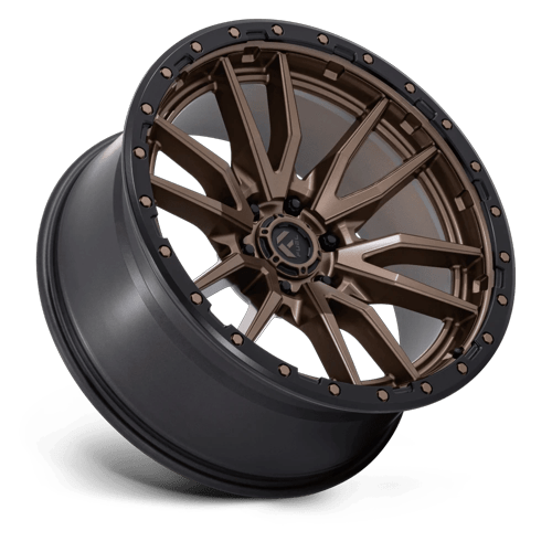 Fuel Offroad D681 REBEL Matte Bronze Black Bead Ring 22x10 -13 6x135mm 87.1mm