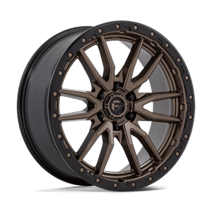 Fuel Offroad D681 REBEL Matte Bronze Black Bead Ring 22x9 +20 6x135mm 87.1mm