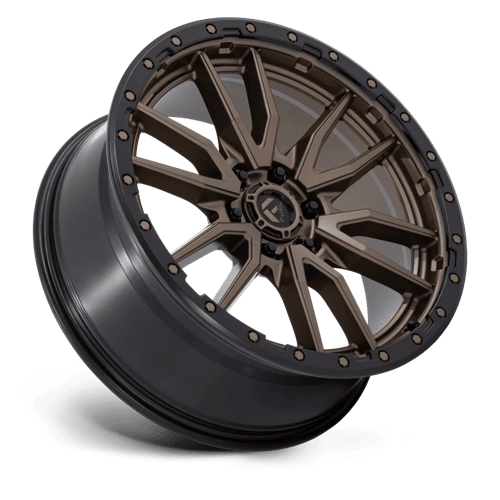 Fuel Offroad D681 REBEL Matte Bronze Black Bead Ring 22x9 +20 6x139.7mm 78.1mm - Wheelwiz