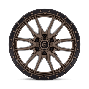 Fuel Offroad D681 REBEL Matte Bronze Black Bead Ring 22x9 +20 6x139.7mm 106.1mm