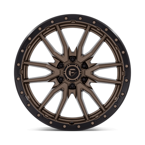 Fuel Offroad D681 REBEL Matte Bronze Black Bead Ring 22x9 +20 6x135mm 87.1mm