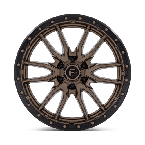 Fuel Offroad D681 REBEL Matte Bronze Black Bead Ring 22x9 +20 6x139.7mm 106.1mm - Wheelwiz