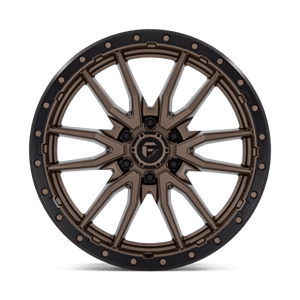 Fuel Offroad D681 REBEL Matte Bronze Black Bead Ring 22x9 +20 6x139.7mm 106.1mm - Wheelwiz