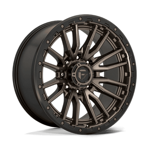 Fuel Offroad D681 REBEL Matte Bronze Black Bead Ring 22x10 -18 8x180mm 124.2mm