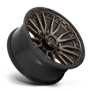 Fuel Offroad D681 REBEL Matte Bronze Black Bead Ring 22x10 -18 8x180mm 124.2mm