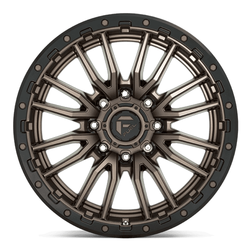 Fuel Offroad D681 REBEL Matte Bronze Black Bead Ring 22x10 -18 8x165.1mm 125.1mm