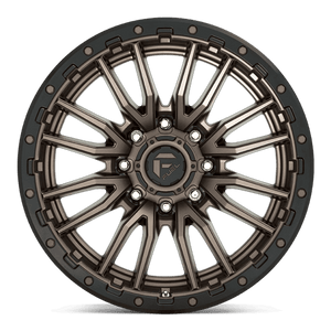 Fuel Offroad D681 REBEL Matte Bronze Black Bead Ring 22x10 -18 8x180mm 124.2mm