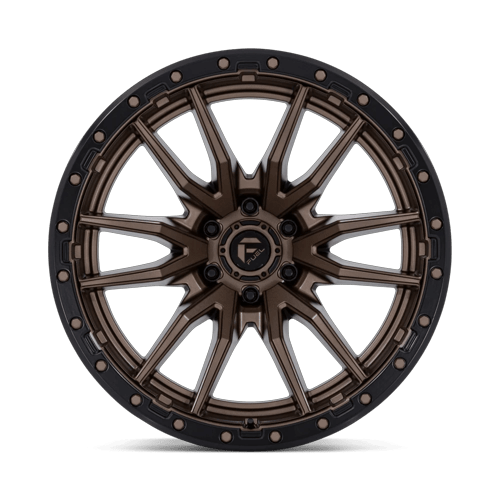 Fuel Offroad D681 REBEL Matte Bronze Black Bead Ring 22x12 -44 6x139.7mm 106.1mm