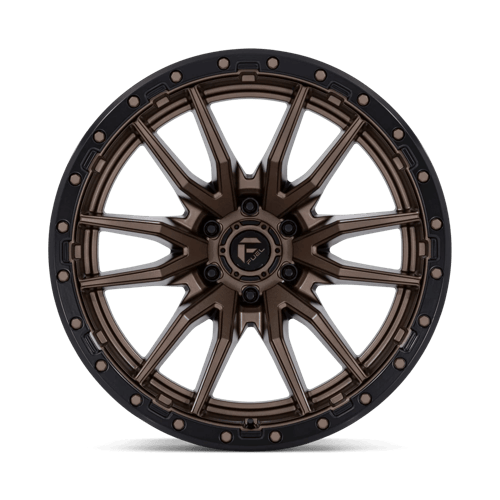 Fuel Offroad D681 REBEL Matte Bronze Black Bead Ring 22x12 -44 6x135mm 87.1mm - Wheelwiz