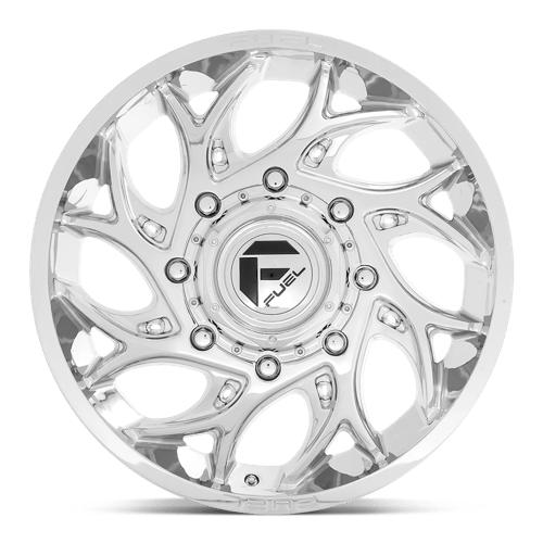 Fuel Offroad D740 RUNNER Chrome 20x8.25 +105 8x210mm 154.3mm - Wheelwiz