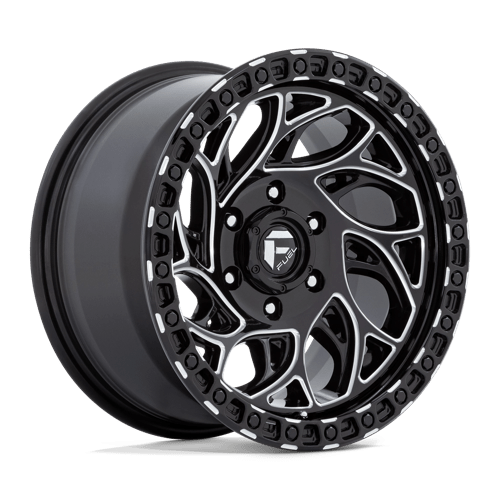 Fuel Offroad D840 RUNNER OR Gloss Black Milled 15x8 -19 5x114.3mm 72.6mm - Wheelwiz