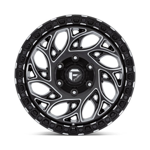 Fuel Offroad D840 RUNNER OR Gloss Black Milled 15x8 -19 6x139.7mm 108mm - Wheelwiz