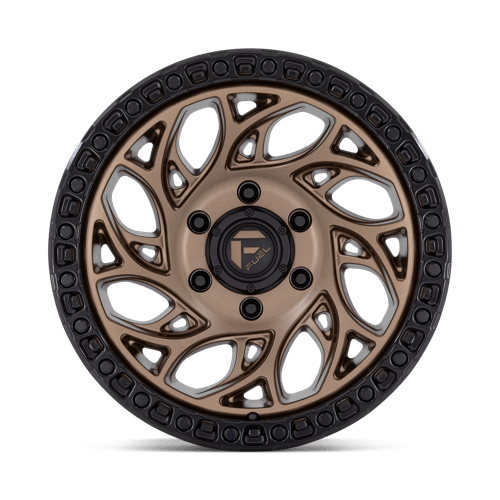 Fuel Offroad D841 RUNNER OR Bronze W/ Black Ring 17x9 +1 6x139.7mm 106.1mm