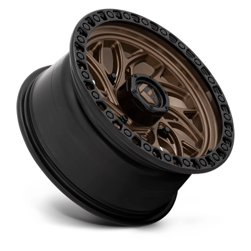 Fuel Offroad D777 RUNNER UTV Bronze W/ Black Ring 15x7 +10 4x156mm 132mm - Wheelwiz