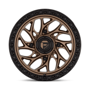 Fuel Offroad D777 RUNNER UTV Bronze W/ Black Ring 15x7 +10 4x156mm 132mm - Wheelwiz