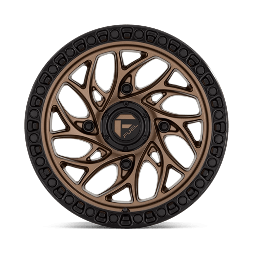 Fuel Offroad D777 RUNNER UTV Bronze W/ Black Ring 15x7 +10 4x137mm 110.1mm - Wheelwiz