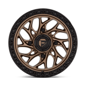 Fuel Offroad D777 RUNNER UTV Bronze W/ Black Ring 15x7 +10 4x137mm 110.1mm - Wheelwiz