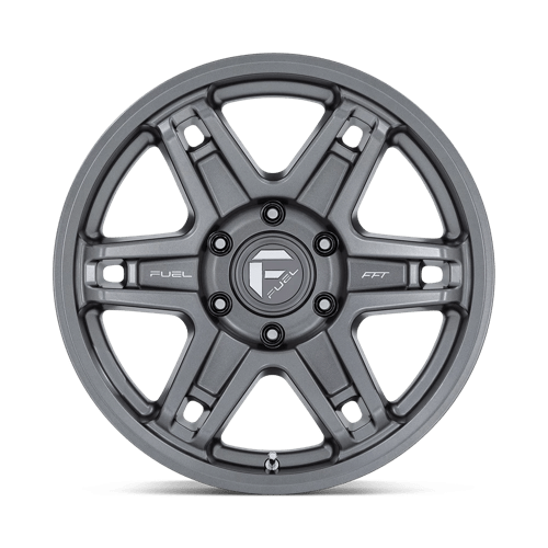 Fuel Offroad D838 SLAYER Matte Gunmetal 20x9 +1 6x120mm 67.1mm - Wheelwiz