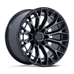 Fuel Offroad FC882 TRAX Gloss Black Machined Face Dtcc 17x9 -12 6x139.7mm 106.1mm - Wheelwiz