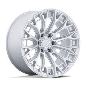 Fuel Offroad FC882 TRAX Gloss Silver W/ Machined Face 17x9 +1 6x139.7mm 106.1mm - Wheelwiz
